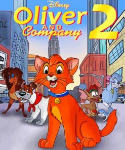 Disney Oliver And Company Poster 5D Diamond Painting