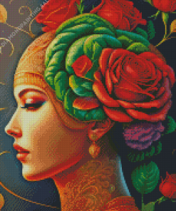 Floral Lady 5D Diamond Painting