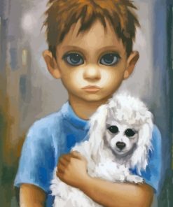 Margaret Keane No Dogs Allowed 5D Diamond Painting