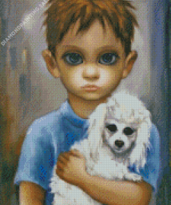 Margaret Keane No Dogs Allowed 5D Diamond Painting