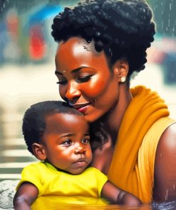 Mother And Child 5D Diamond Painting