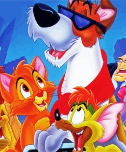 Oliver And Company Characters 5D Diamond Painting