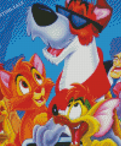 Oliver And Company Characters 5D Diamond Painting