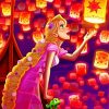 Rapunzel Tangled Lanterns 5D Diamond Painting