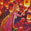 Rapunzel Tangled Lanterns 5D Diamond Painting