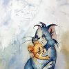 Sad Tom And Jerry 5D Diamond Painting