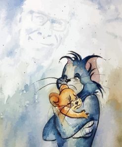 Sad Tom And Jerry 5D Diamond Painting