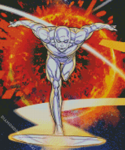 Silver Surfer Art 5D Diamond Painting