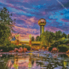 Sunsphere Sunset 5D Diamond Painting