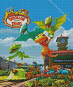 The Dino Train 5D Diamond Painting