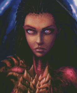 The Queen Of Blades Sarah Kerrigan 5D Diamond Painting