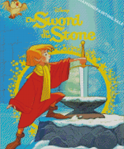 The Sword In The Stone 5D Diamond Painting