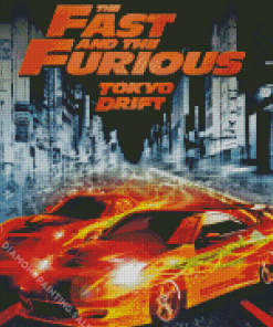 Tokyo Drift Poster 5D Diamond Painting