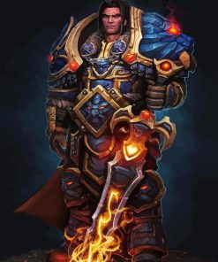 Varian Wrynn Anime 5D Diamond Painting