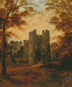 Vintage Donnington Castle 5D Diamond Painting