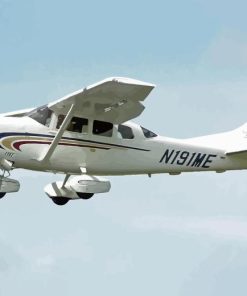 White Cessna Aircraft 5D Diamond Painting