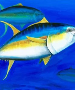 Yellow Fin Tuna 5D Diamond Painting