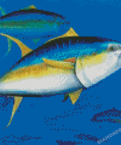 Yellow Fin Tuna 5D Diamond Painting