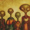 Alien Family 5D Diamond Painting