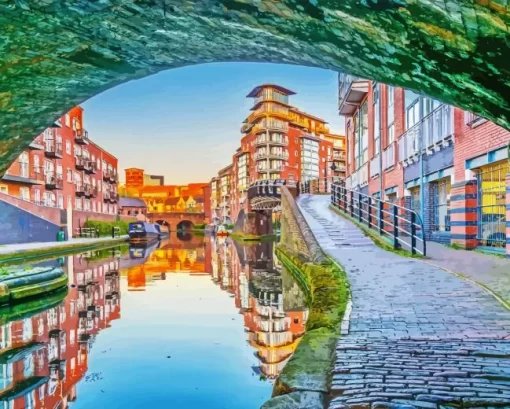 Birmingham Canal City 5D Diamond Painting