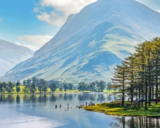 Buttermere Lake 5D Diamond Painting