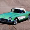 Cascade Green 1960 Corvette 5D Diamond Painting