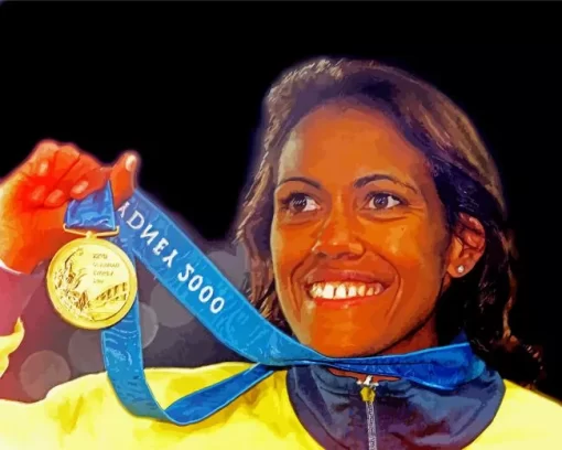 Cathy Freeman 5D Diamond Painting