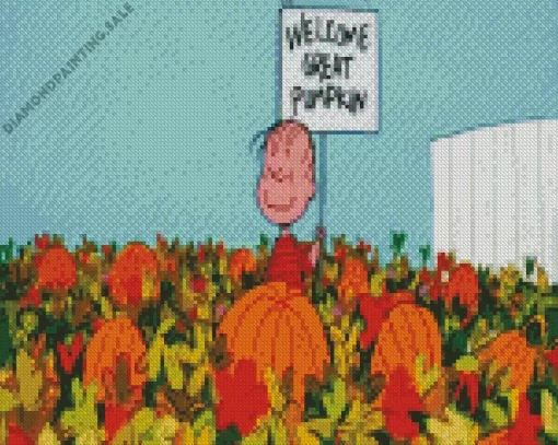 Charlie Brown Thanksgiving 5D Diamond Painting