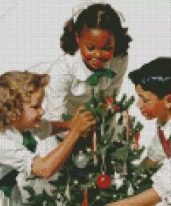 Christmas Children 5D Diamond Painting