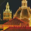 Country Club Kansas Christmas Lights 5D Diamond Painting