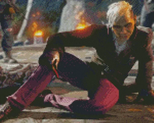 Far Cry 4 Pagan Min 5D Diamond Painting