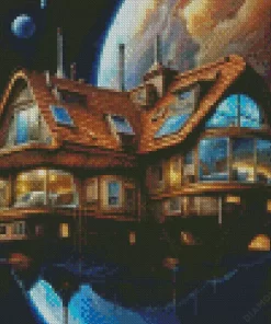 Floating House 5D Diamond Painting