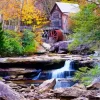 Glade Creek Grist Mill 5D Diamond Painting