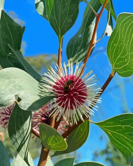 Hakea Plant 5D Diamond Painting