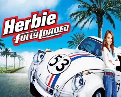 Herbie The Love Bug Poster 5D Diamond Painting