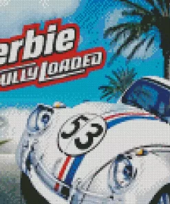 Herbie The Love Bug Poster 5D Diamond Painting