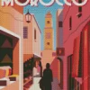 Illustration Morocco Poster 5D Diamond Painting