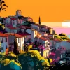 Illustration Saint Paul De Vence 5D Diamond Painting