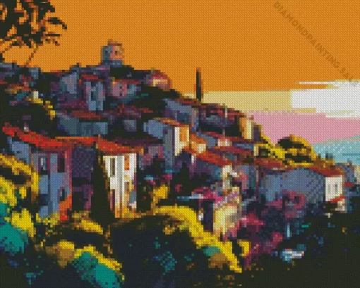 Illustration Saint Paul De Vence 5D Diamond Painting