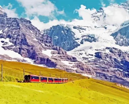 Jungfrau 5D Diamond Painting