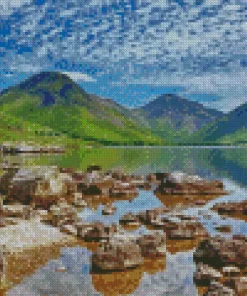 Lake District Wast Water 5D Diamond Painting