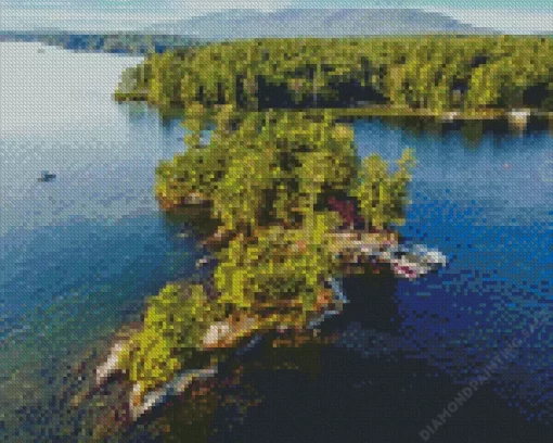 Lake Winnipesaukee 5D Diamond Painting