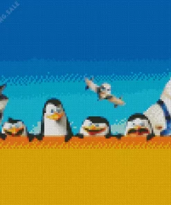 Madagascar Penguin 5D Diamond Painting