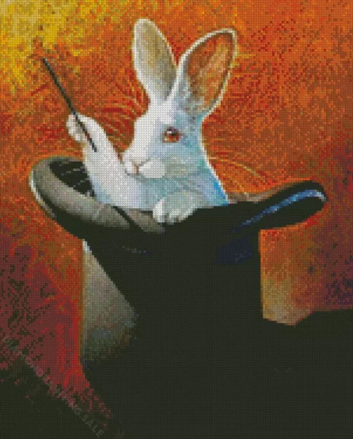 Magician Rabbit 5D Diamond Painting