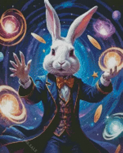 Magician Rabbit 5D Diamond Painting