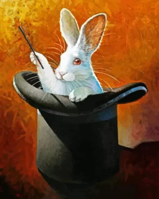 Magician Rabbit 5D Diamond Painting