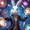 Magician Rabbit 5D Diamond Painting