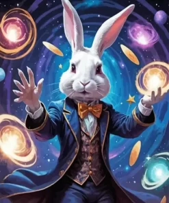 Magician Rabbit 5D Diamond Painting