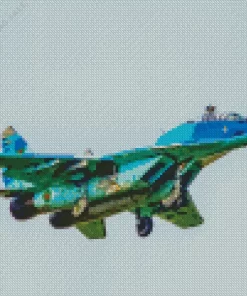 Mig 29 Fulcrum Aircraft 5D Diamond Painting