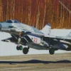 Mig 29 Fulcrum 5D Diamond Painting